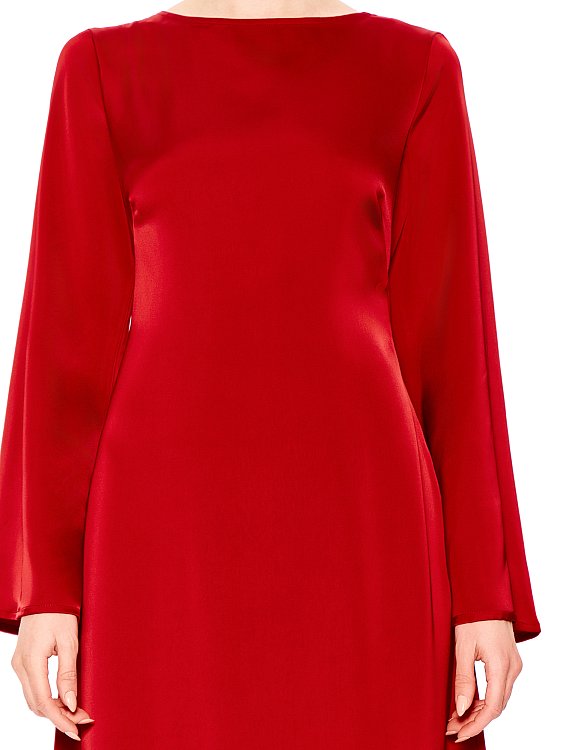 Платье приталенное макси