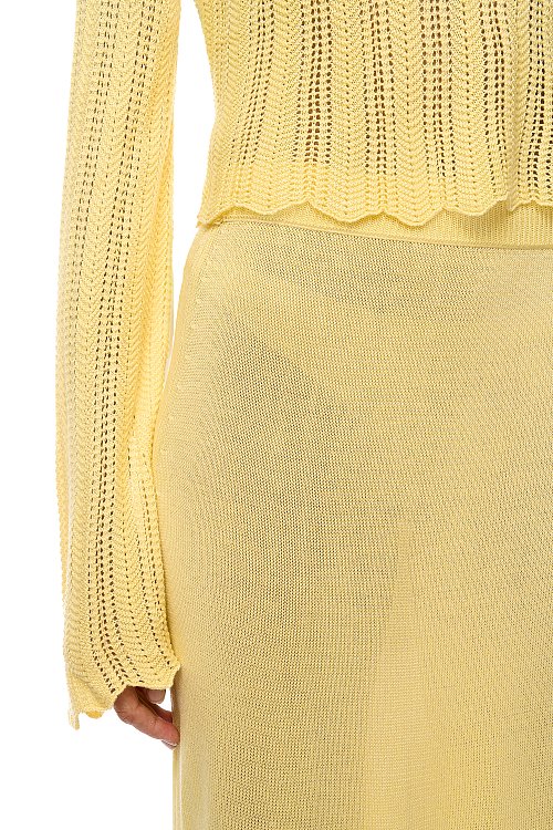 Юбка макси ажурная