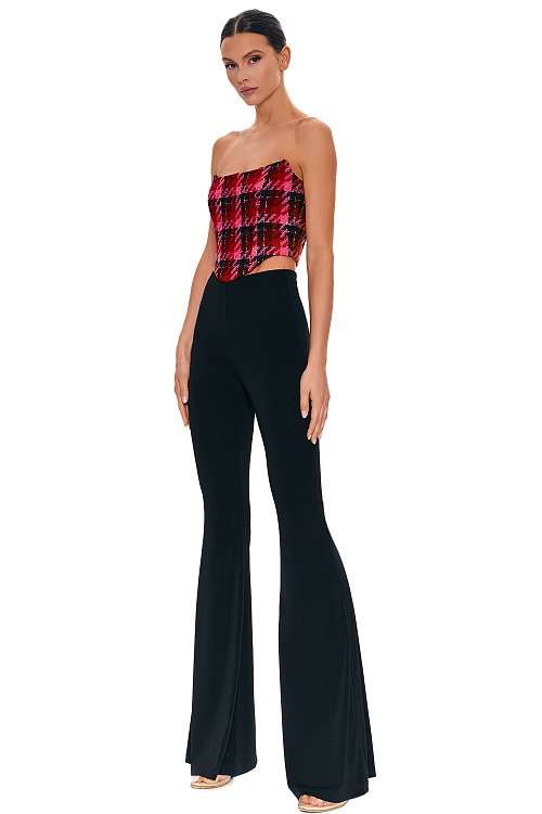 Топ-корсет из твида