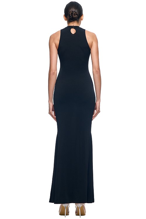 Платье макси с американской проймой