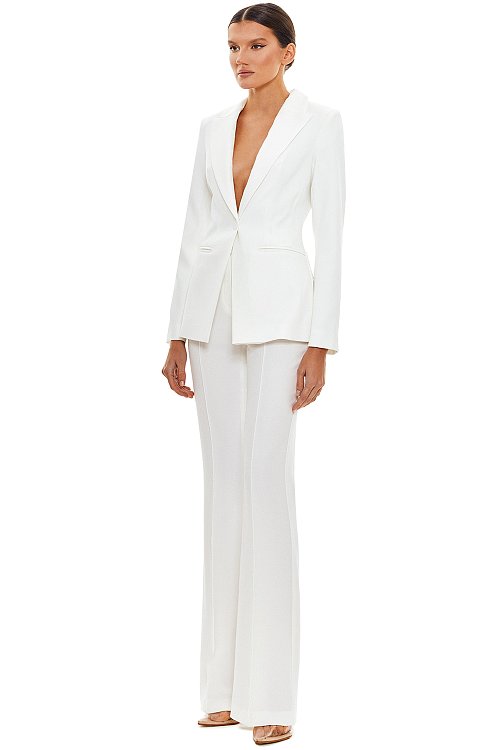 Жакет однобортный приталенный