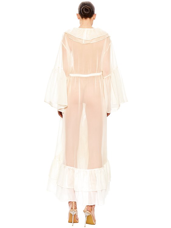 Накидка с воланами