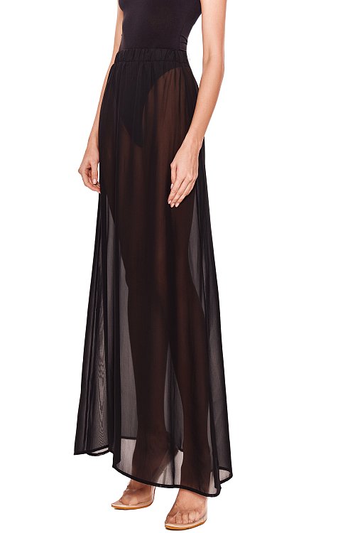 Юбка прозрачная макси