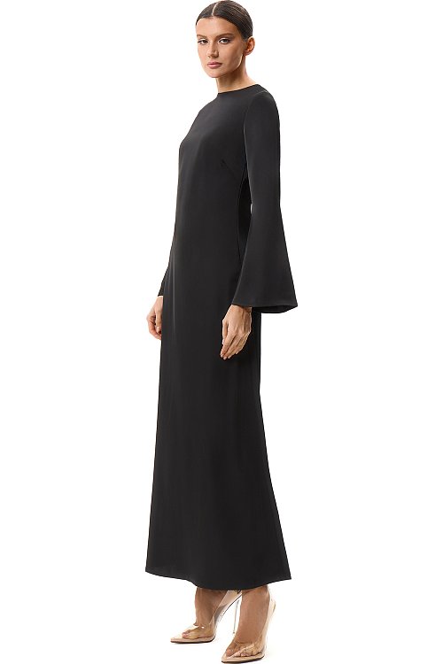 Платье приталенное макси