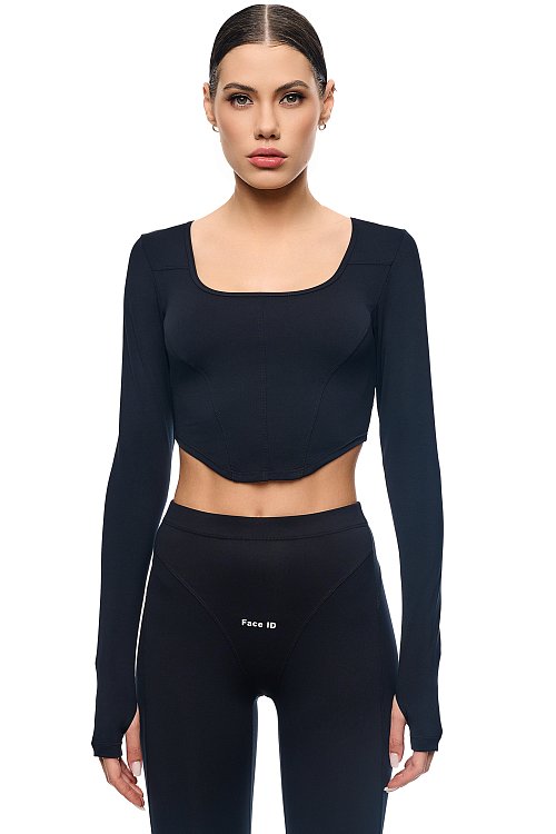 Кроп топ спортивный