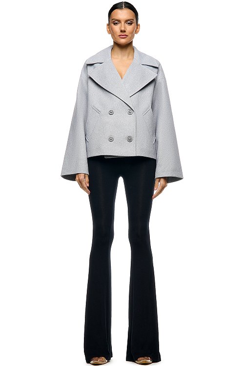 Double-breasted short coat