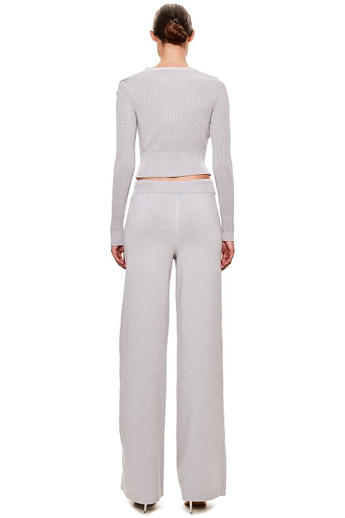 Кардиган в рубчик