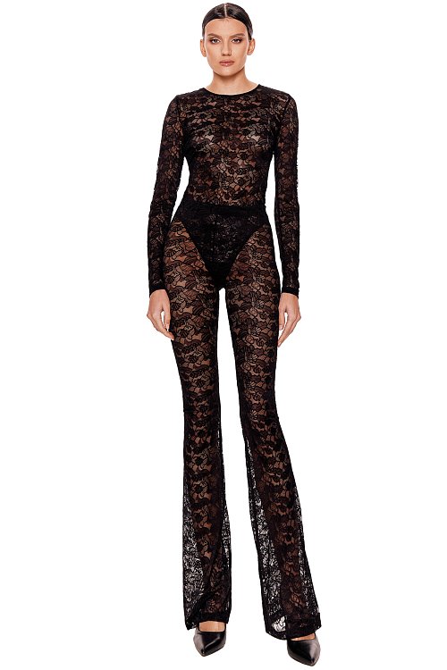 Брюки из гипюра