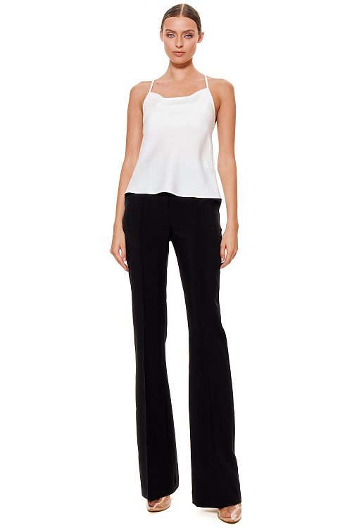Swing neckline top