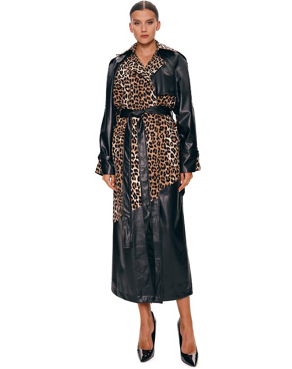 trench coat, Leopard