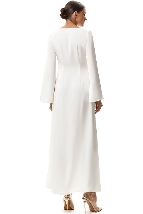 Платье приталенное макси