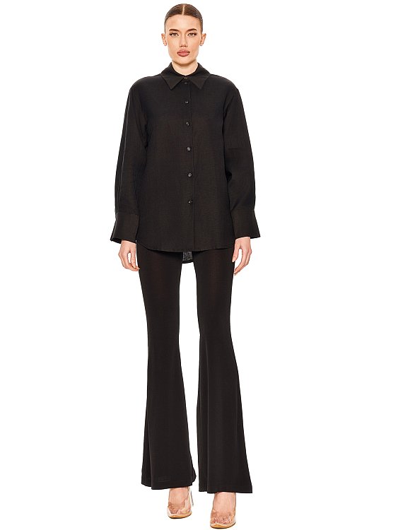 Рубашка изо льна с вышивкой