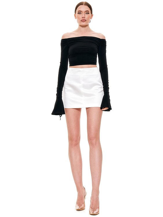 Longsleeve with flared sleeves