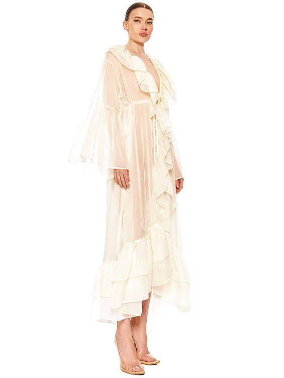 Накидка с воланами