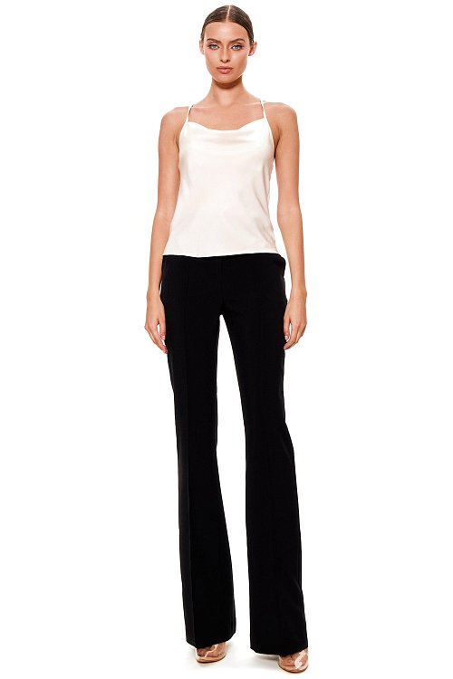 Swing neckline top