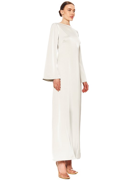 Платье приталенное макси