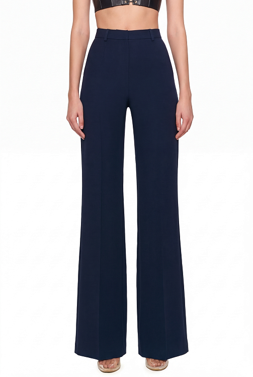 Брюки прямые с разрезами