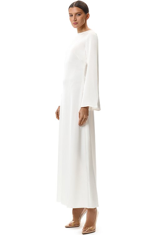 Платье приталенное макси