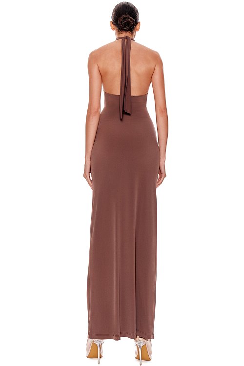 Платье с центральной драпировкой