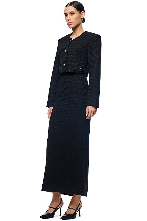 Жакет твидовый