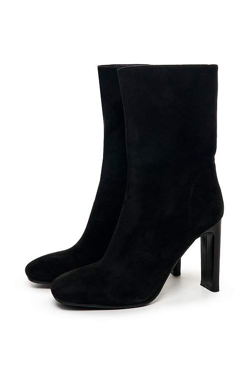 Ботильоны на широком каблуке