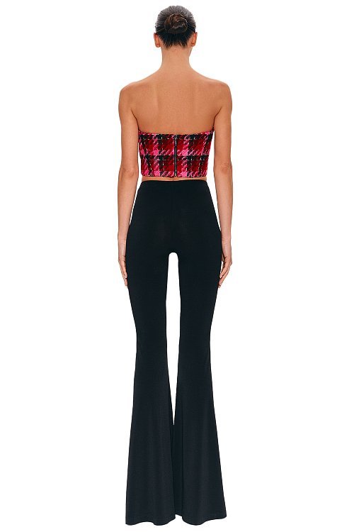 Топ-корсет из твида