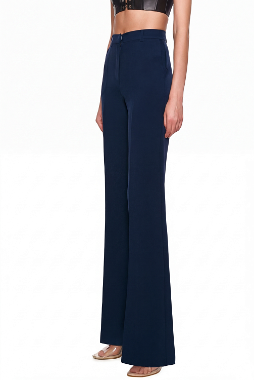 Брюки прямые с разрезами