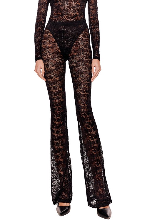 Guipure trousers