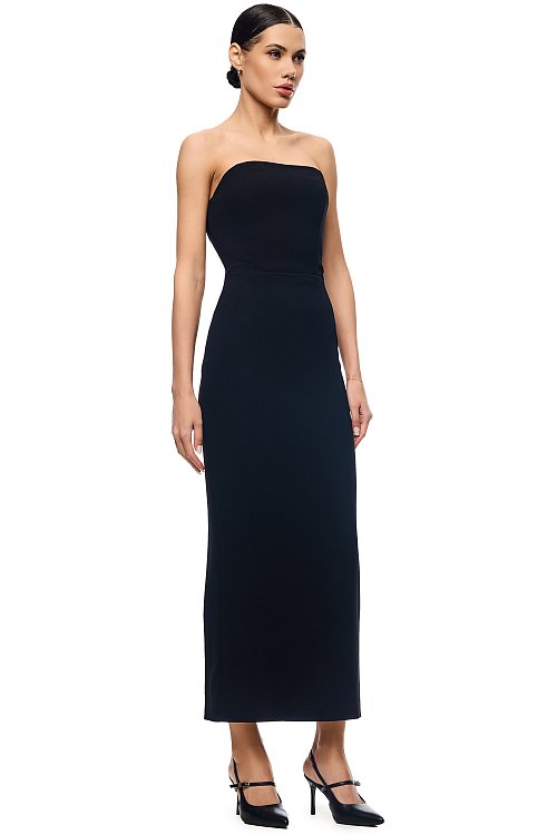 Платье бюстье макси