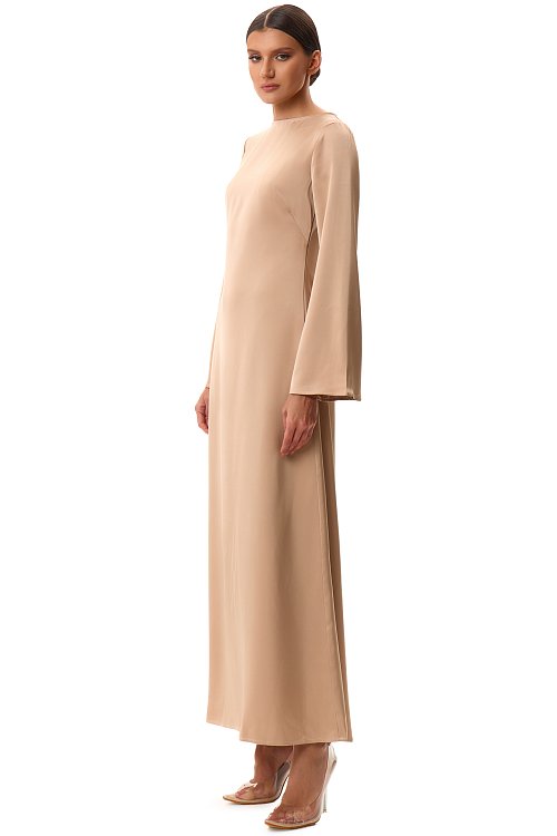 Платье приталенное макси