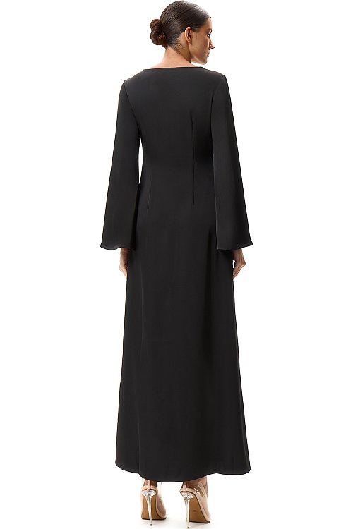 Платье приталенное макси