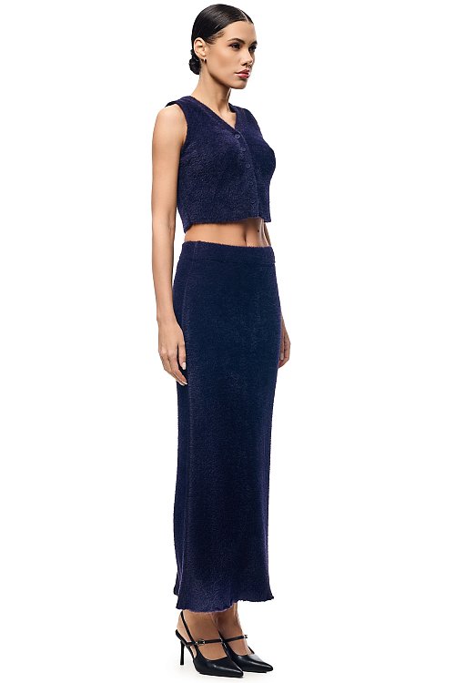 Юбка-макси трикотажная