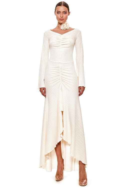 Maxi dress with slit