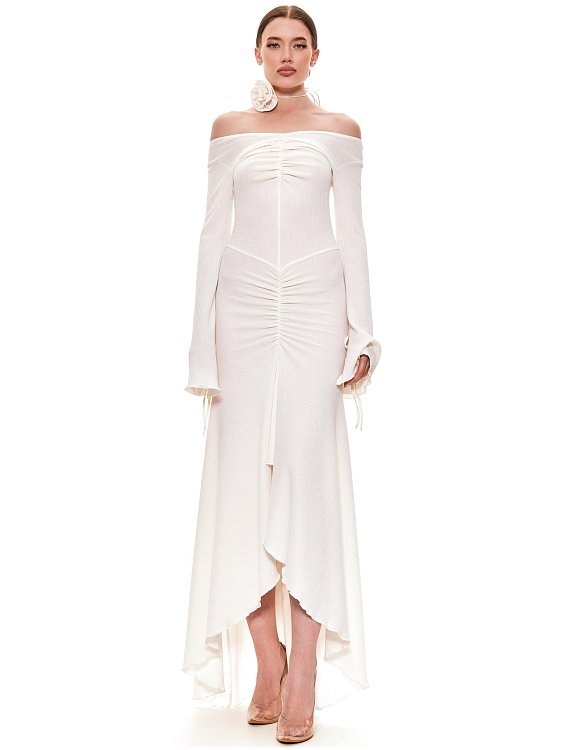Maxi dress with slit