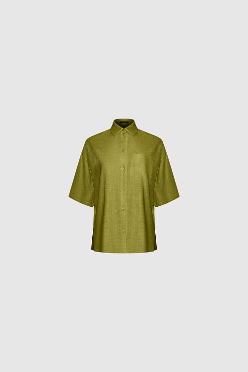 Linen shirt, Lime