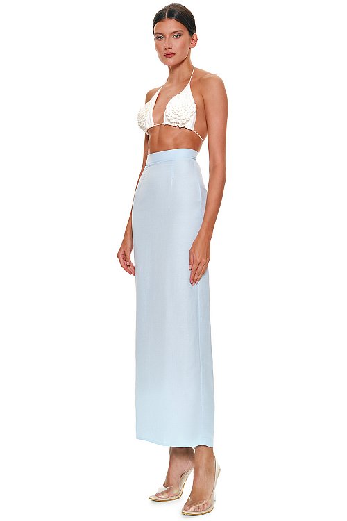 Юбка макси из льна