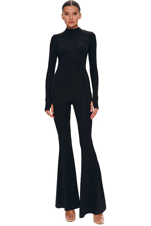 Flared jumpsuit, Black