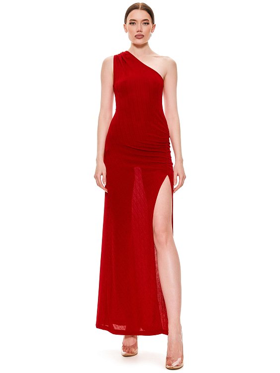 Maxi dress with slit