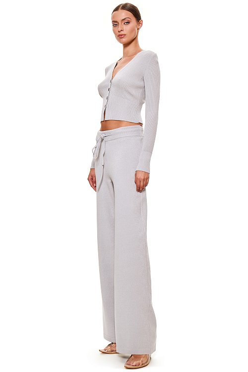 Кардиган в рубчик