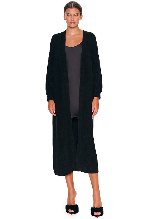 Cardigan maxi, Black