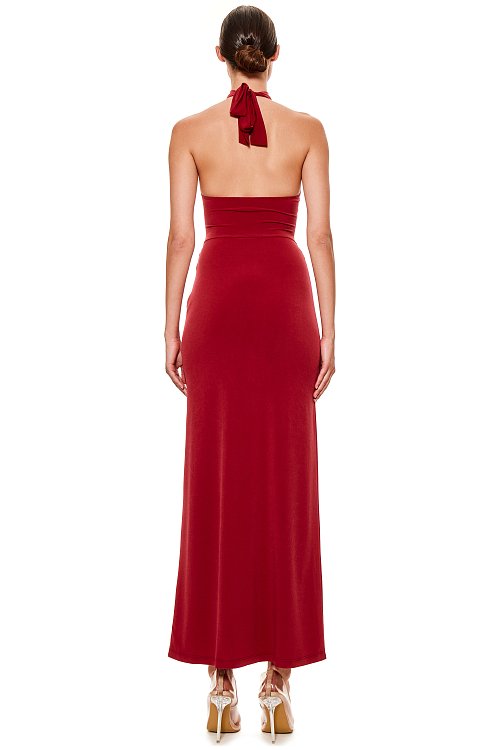 Платье с центральной драпировкой