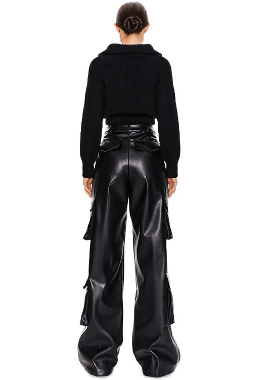 Джемпер на молнии укороченный