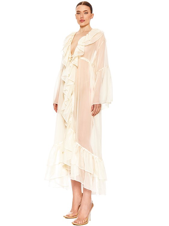 Накидка с воланами