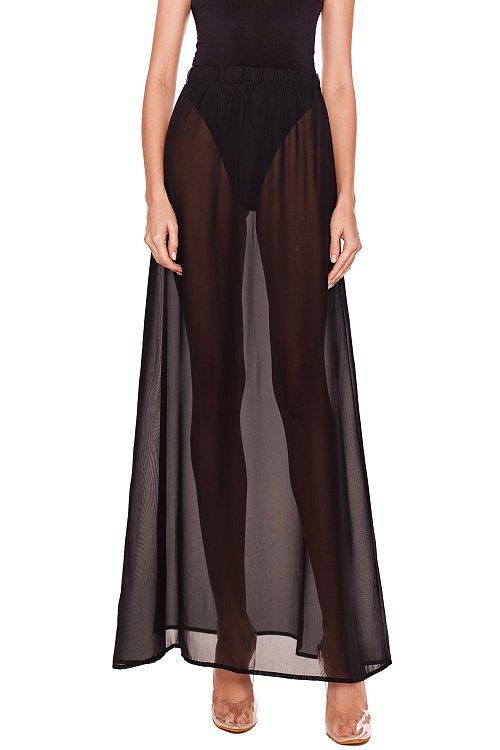 Юбка прозрачная макси