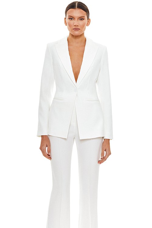 Жакет однобортный приталенный