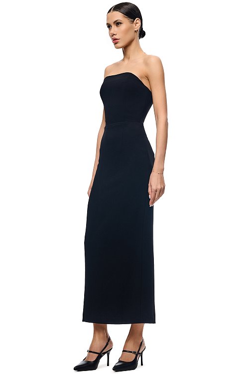 Платье бюстье макси