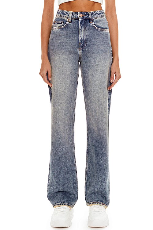 Higt-waisted jeans, 