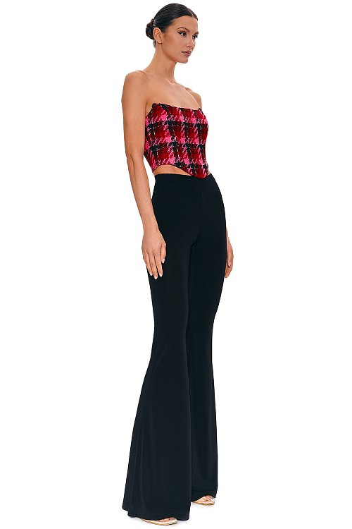 Топ-корсет из твида