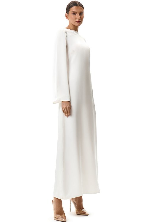 Платье приталенное макси