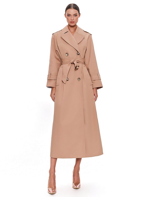 Oversized trench coat, Beige